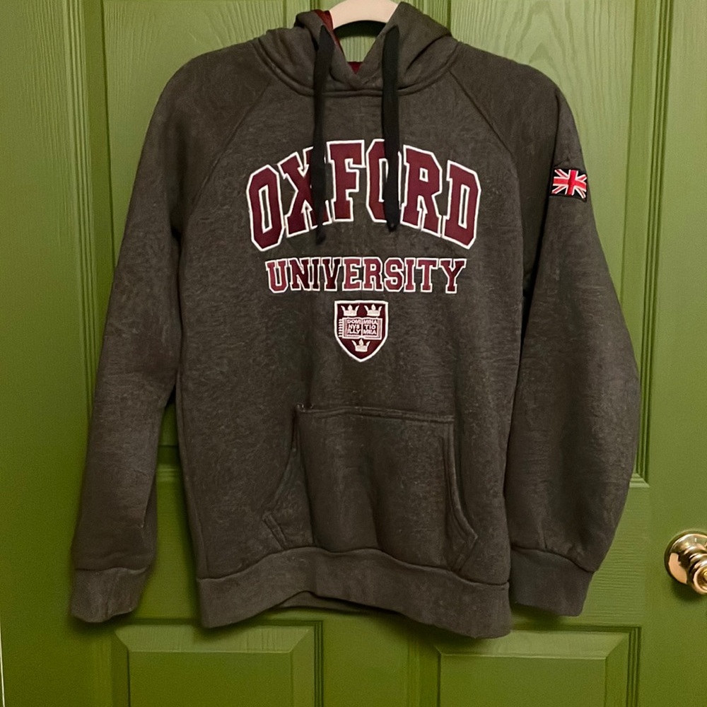 COPY - Oxford University Gray Hoodie Large
